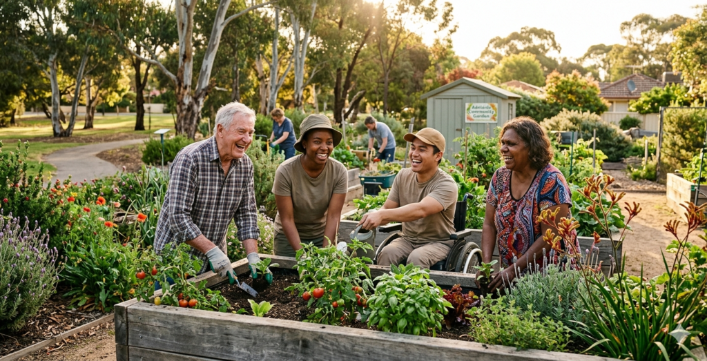 The I-CAN v6 Assessment for NDIS participants in Adelaide enjoying outdoor NDIS funded activities.